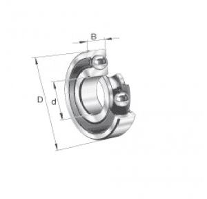 FAG Deep Groove Ball Bearing, 6008-2RSR-L207-C3