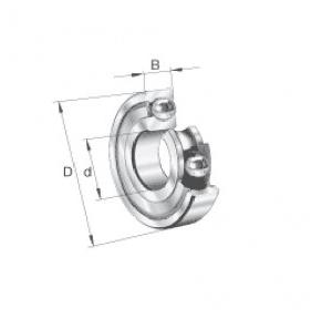 FAG Deep Groove Ball Bearing, 6211-2Z-L140-C3