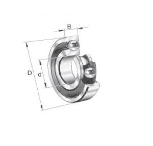 FAG Deep Groove Ball Bearing, 6207-2Z-L207-C3