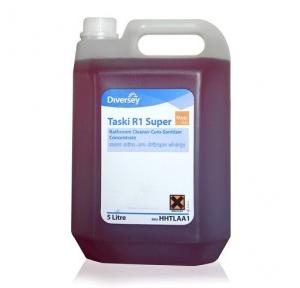 Diversey Taski R1 Super HHTLAA1 Bathroom Cleaner-Cum Sanitizer Concentrate 5 Ltr