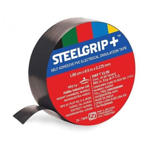 Steelgrip Self Adhesive PVC Electrical Insulation Tape Red 1.8cm X 6.5m ...