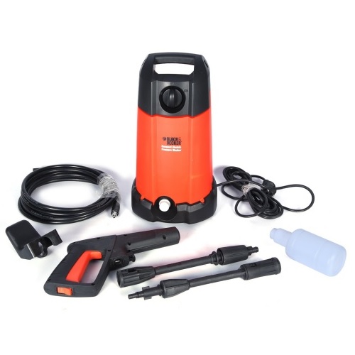 Black & Decker PW1200-B1 Pressure Washer, 1200 W, 90 bar