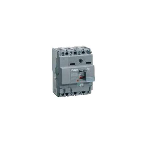 Hager Thermal Magnetic Release MCCB, 160A 4 Pole, HHA161U