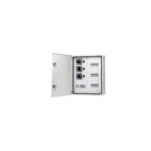 Hager 4W With Single Front Plate 6+12M TPN Phase Selector Distribution Board, VYC04DF