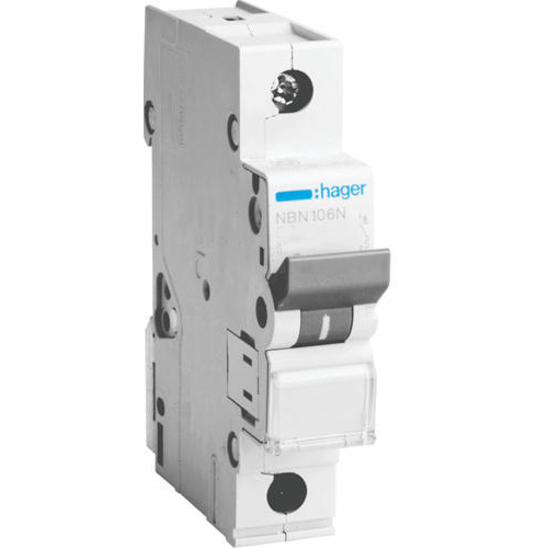 Hager 63A 1P Miniature Circuit Breaker, NBN163N