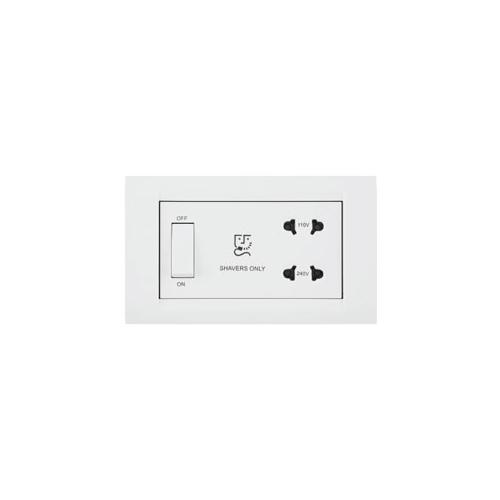 Anchor Penta 20A Shaver Socket with Regular Plate, 65707