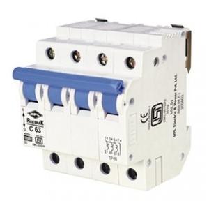 HPL 50-63A 4P C-Curve Rakshak Miniature Circuit Breaker (MCB )