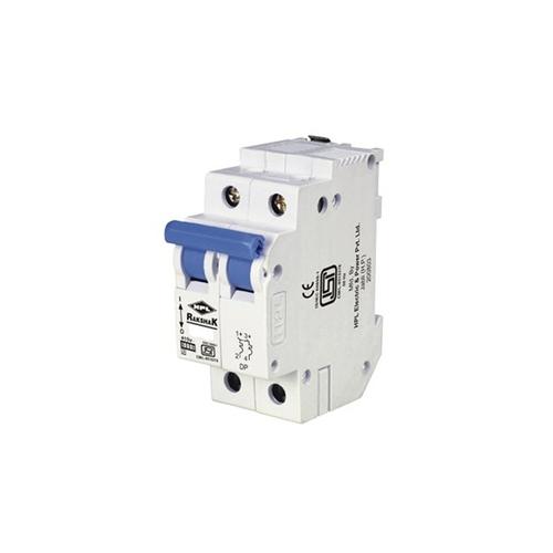 HPL 50-63A 2P B-Curve Rakshak Miniature Circuit Breaker (MCB )