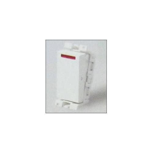 MK Wraparound 10A One Way Switch With Indicator, W26503A (Pack of 10 Pcs)