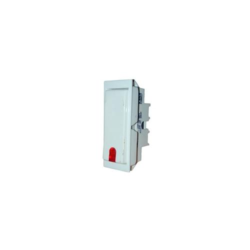 MK Wraparound 6A One Way Switch With Indicator, W26403A (Pack of 10 Pcs)