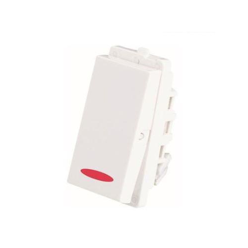 MK Midas 16A One Way Switch With Indicator, SS2613A (Pack of 10 Pcs)