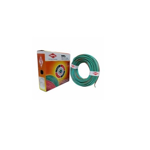 HPL 25 Sq.mm Green Insulated Unsheathed Industrial Cables, HHR002500100 (100 mtr)