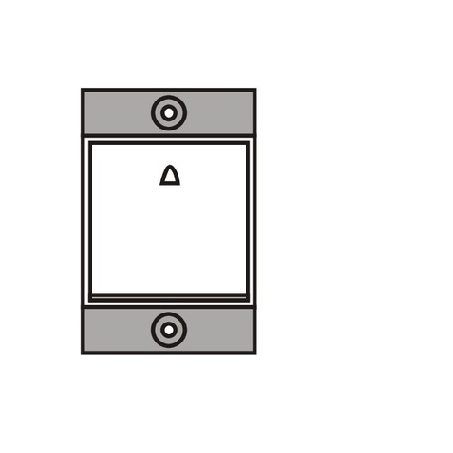 North West 6A Palm Bell Push Switch, M0340