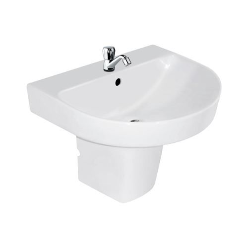 Hindare Cedar Half Pedestal Wash Basin, 91115