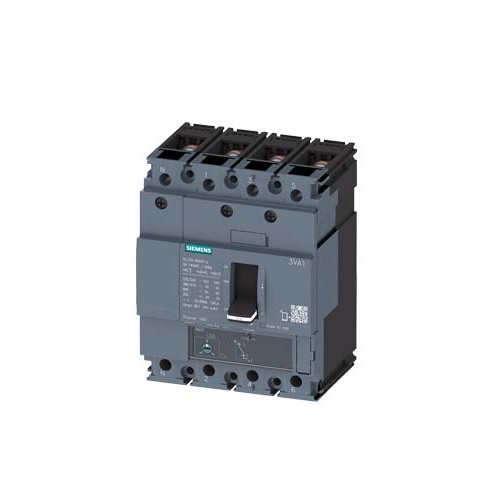 Siemens Sentron MCCB, 63 A, 4 Pole, 3VA1163-6GE42-0AA0