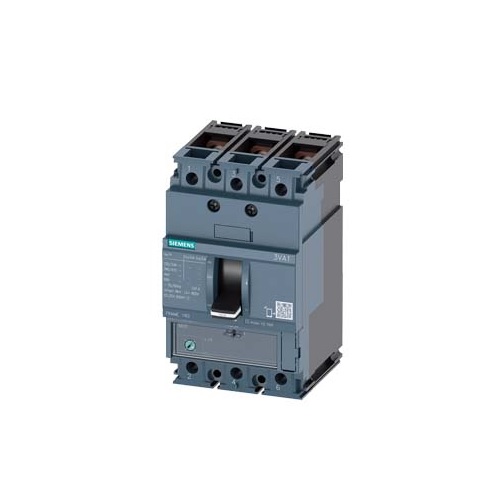 Siemens Sentron MCCB, 125 A, 3 Pole, 3VA1112-6EE32-0AA0