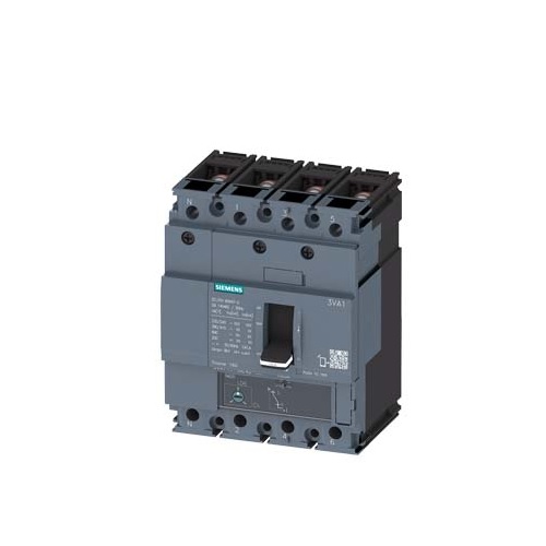 Siemens Sentron MCCB, 160 A, 4 Pole, 3VA1116-5GE42-0AA0