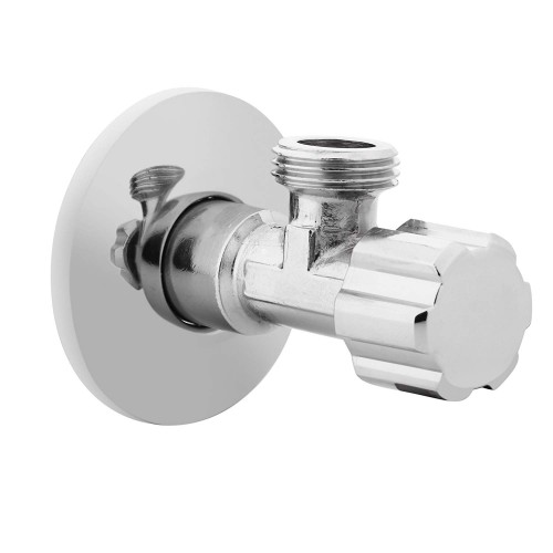 Kohler Small Chrome Polished 1/2-Inch Angle Valve (Silver)