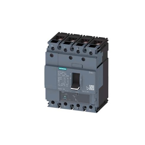 Siemens Sentron MCCB, 63 A, 4 Pole, 3VA1163-4GE42-0AA0