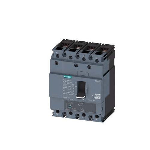 Siemens Sentron MCCB, 160 A, 4 Pole, 3VA1116-3GE42-0AA0