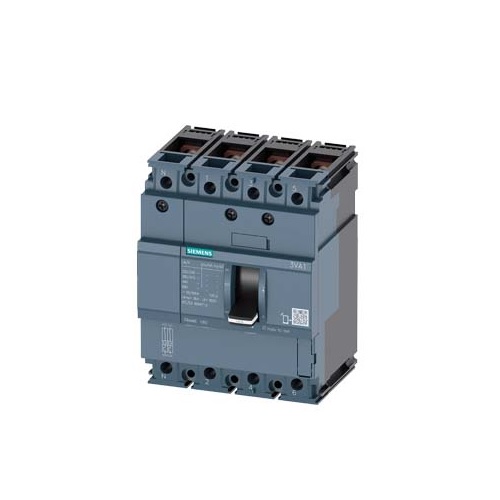 Siemens Sentron MCCB, 160 A, 4 Pole, 3VA1116-5GD42-0AA0