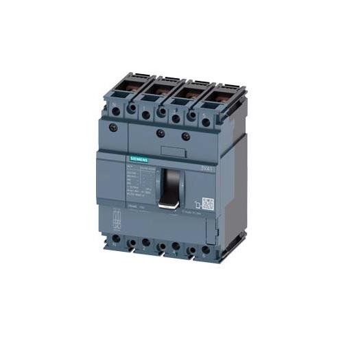 Siemens Sentron MCCB, 25 A, 4 Pole, 3VA1025-2ED42-0AA0