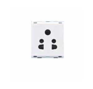 L&T 2/3 Pin 6A Entice Socket, CB91202CW06