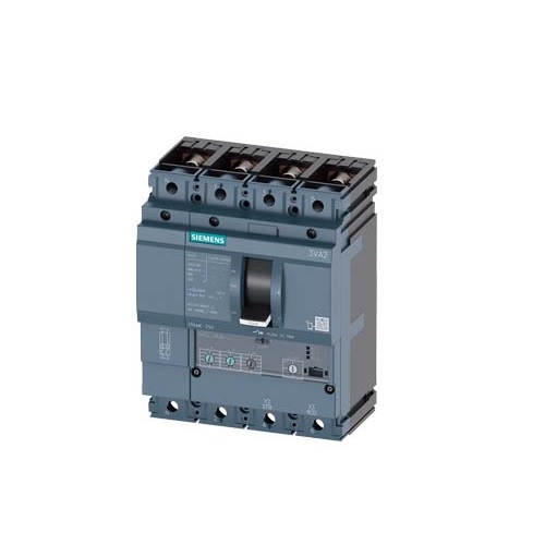 Siemens Sentron MCCB, 250 A, 4 Pole, 3VA2225-6HL42-0AA0