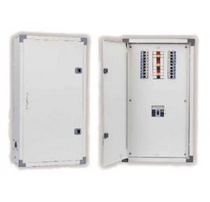 L&T 12 Way IP43 Double Door VTPN MCCB Incomer Distribution Board, PHV312DDM