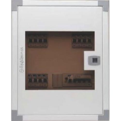 L&T 8 Way IP43 Glazed Door TPN Distribution Board, PH308DDG