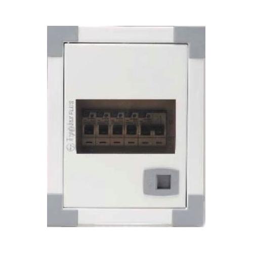 L&T 12 Way IP43 Glazed Door SPN Distribution Board, PH112DDG