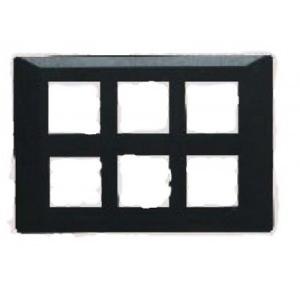 L&T 12M Entice Modular Cover Plate With Grid Frame, CB91112FG01