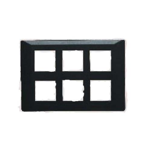 L&T 12M Entice Modular Cover Plate With Grid Frame, CB91112FG01