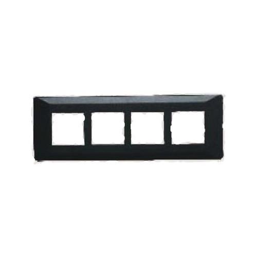 L&T 8M Entice Modular Cover Plate With Grid Frame Horizontal, CB91108FG01