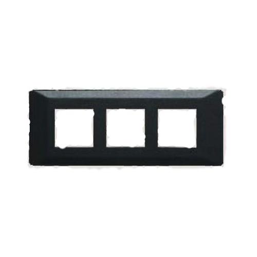 L&T 6M Entice Modular Cover Plate With Grid Frame, CB91106FG01