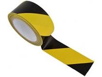 Zebra Floor Marking Tape Yellow and Black 2 Inch L23 Mtr +/- 2 Mtr