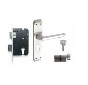 Godrej 240mm Door Handle Set With Lock Body 1CK, 8857