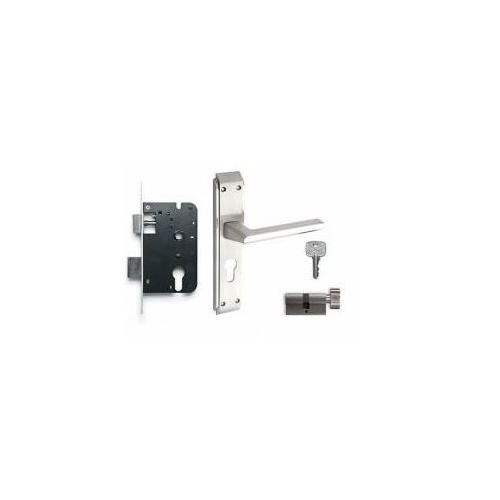 Godrej 240mm Door Handle Set With Lock Body 2C, 5989