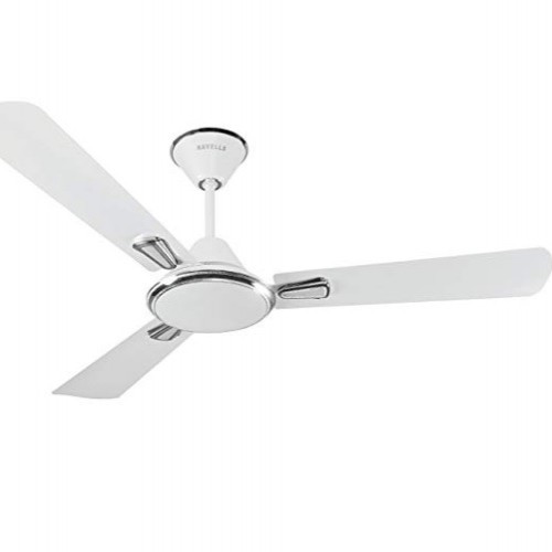 Havells 1200 mm  Festiva Pearl White Silver High Speed Ceiling Fan