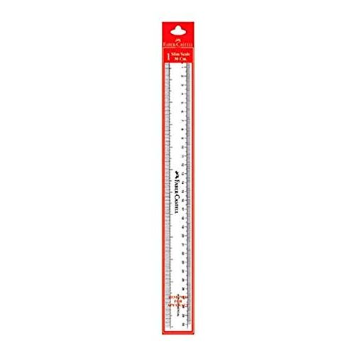 Faber-Castell Plastic Scale, 30 cm