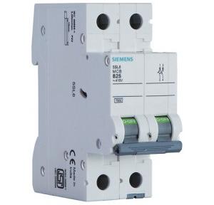 Siemens Betagard 63A 2P C-Curve AC MCB (10kA), 5SL42637RC