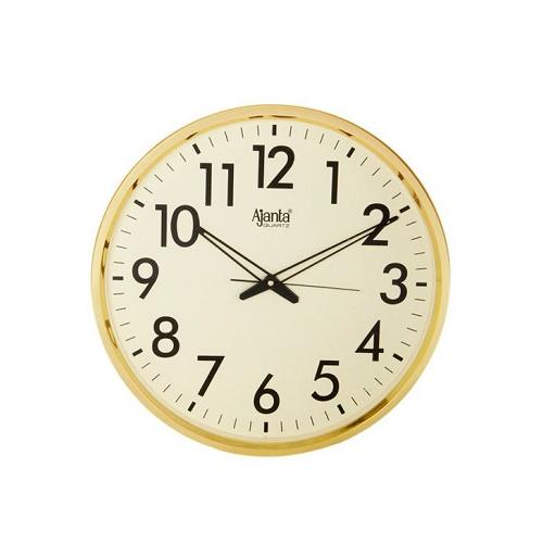 Ajanta Quartz Wall Clock Gold, 697