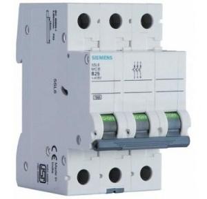 Siemens Betagard 25A 3P C-Curve AC MCB (7.5kA), 5SL63257RC