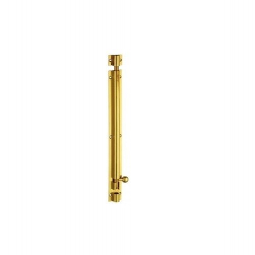 Dorset Brass Tower Bolt With Screw 10 Inch (PB), TB R1010