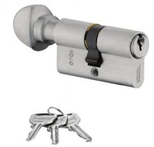 Dorset Exact Cylinder Key & Knob 80 mm With 5 Keys, DEX204