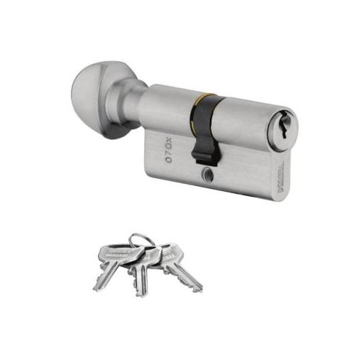 Dorset Exact Cylinder Key & Knob 80 mm With 5 Keys, DEX204