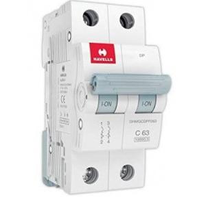 Havells 63A 2P C-Curve AC MCB, DHMGC2PF063