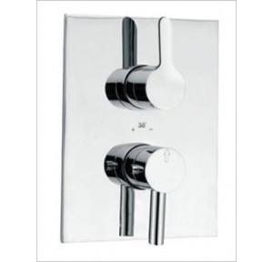 Jaquar Concealed Shower Mixer with Thermostatic Control Cartridge, FUS-CHR-29651