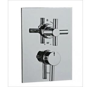 Jaquar Concealed Bath & Shower Mixer with Thermostatic Control Cartridge, SOL-CHR-6671