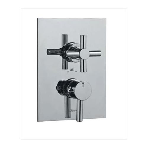 Jaquar Concealed Shower Mixer with Thermostatic Control Cartridge, SOL-CHR-6651